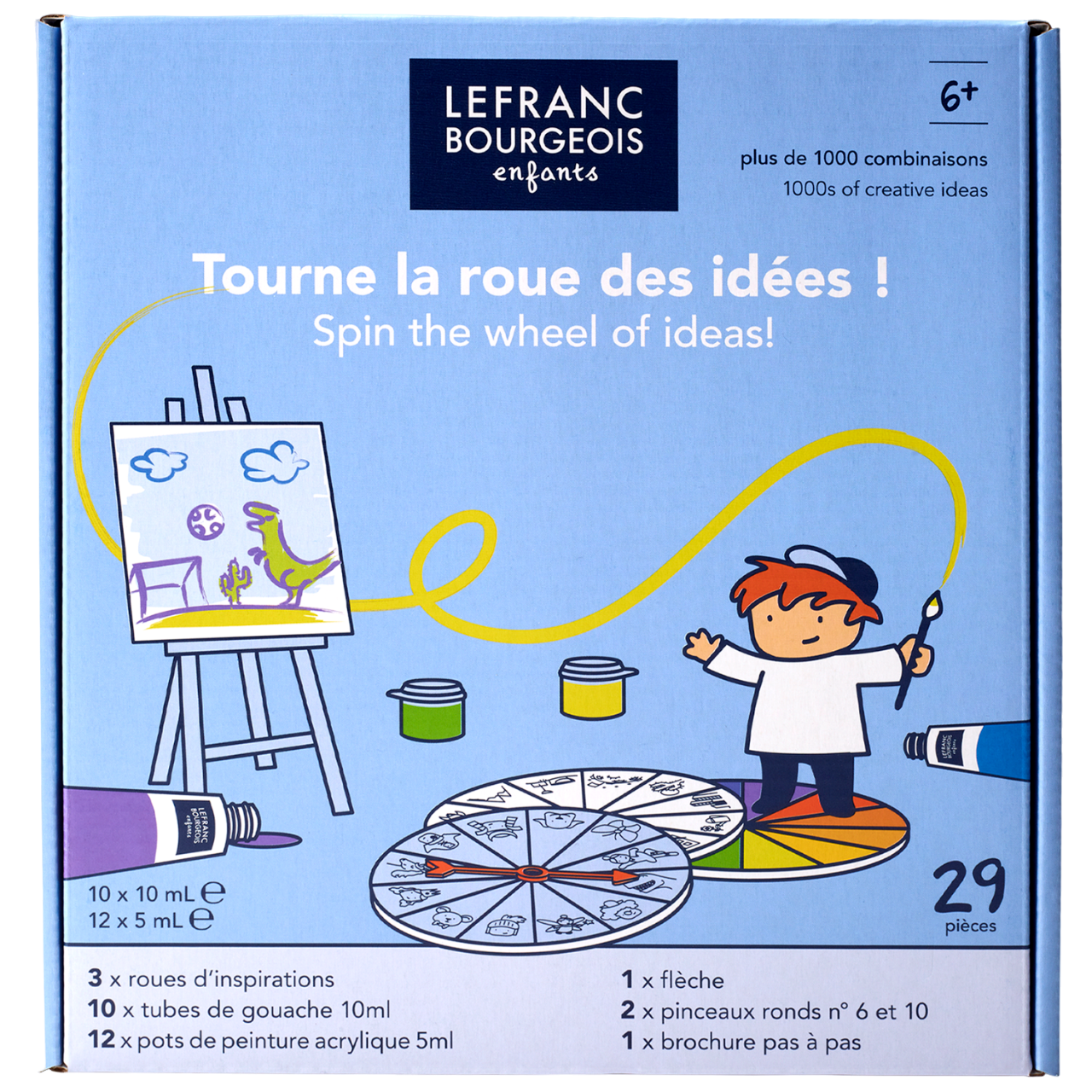 Creative set spin the wheel of ideas!