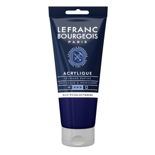 Lefranc Bourgeois Acrylique Fine 80ML Bleu Phtalocyanine