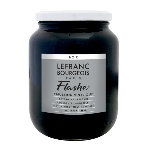 FLASHE Acrylique 750ML Pot Noir