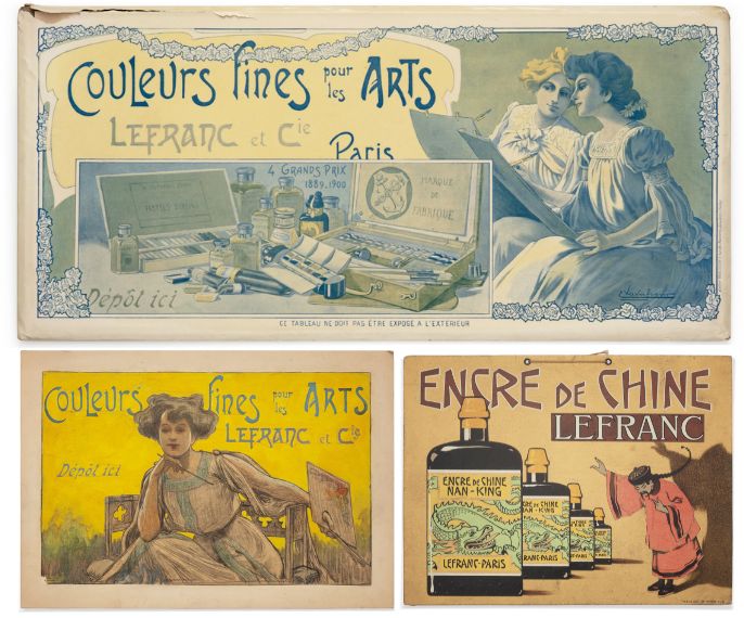 Panneaux publicitaires Lefranc Bourgeois XIXe et XXe siècle
