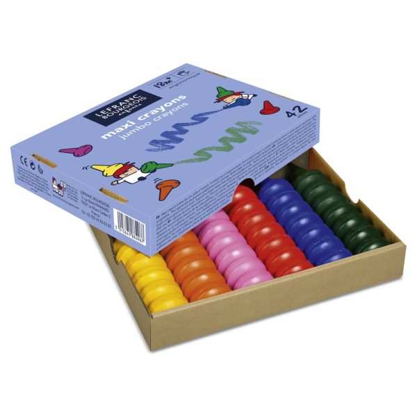 School Pack - Jumbo Crayons x42 - Lefranc Bourgeois