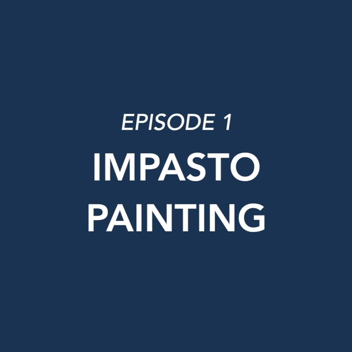 Impasto painting