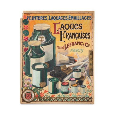 Archive advertising for French lacquers
